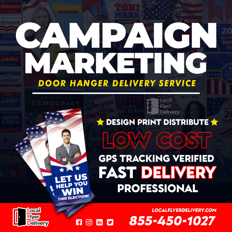 Local Flyer Delivery Door Hanger Delivery