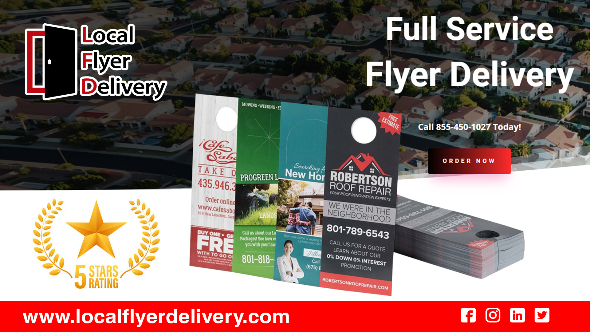About Us Local Flyer Delivery